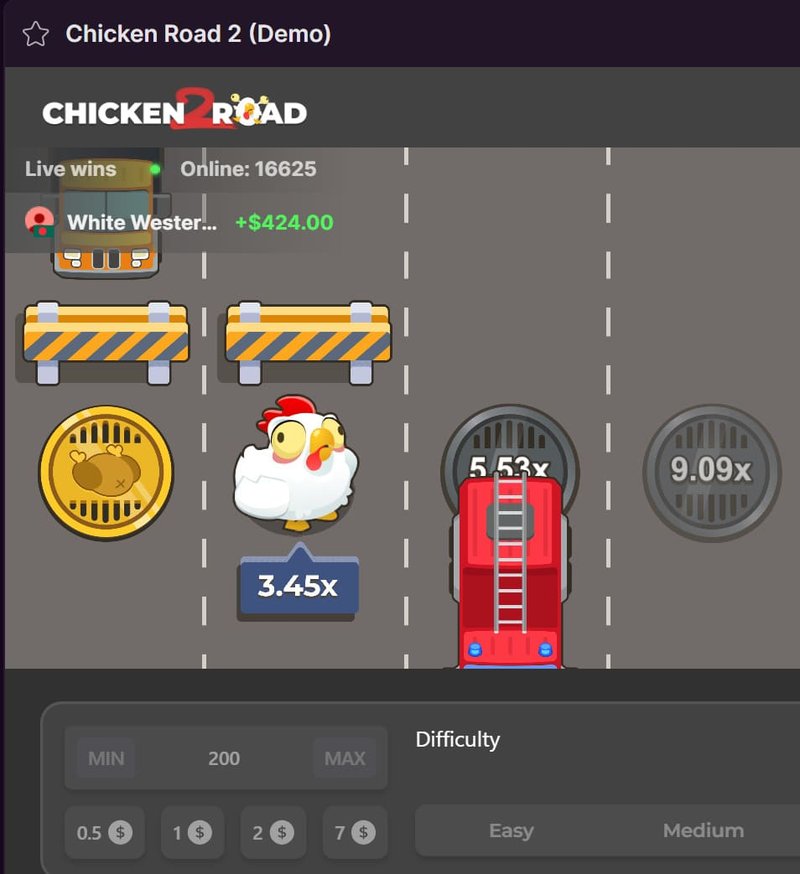 Best chicken road online in Spain
